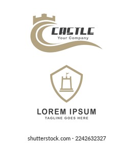Castle Logo Template vector symbol  icon design