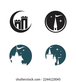 Castle Logo Template vector symbol  icon design
