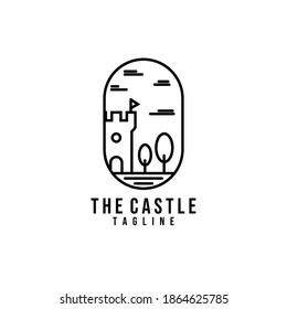 Castle logo vector illustration design, creative logo