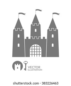 Castle. Logo. Vector illustration EPS10