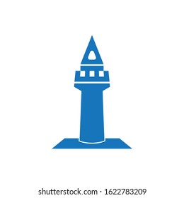 castle logo vector illustration template 