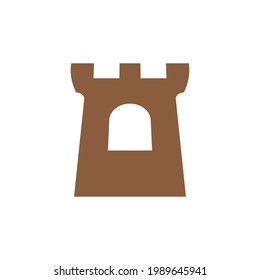 castle logo vector illustration template