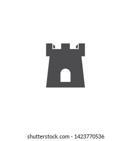 castle logo vector ilustration template 