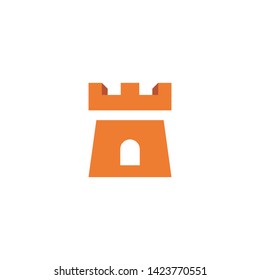 castle logo vector ilustration template 