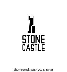 logo de château image vectorielle, effet de lumière