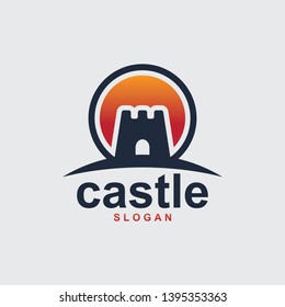 Castle Logo - Vector logo template