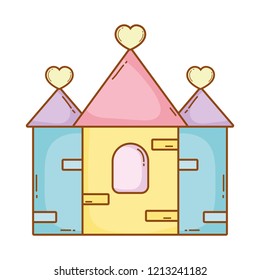 Castle lovely cartoon