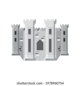 castle medieval monarchy isolated icon