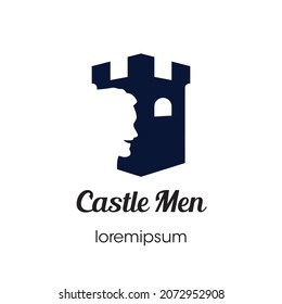 Logo de Castle Men o diseño de plantillas de símbolos