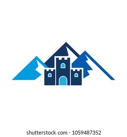 Castle Mountain Logo Icon Design