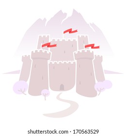 Castillo en las montañas