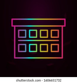 castle nolan style icon. Simple thin line, outline vector of building landmarks icons for ui and ux, website or mobile application