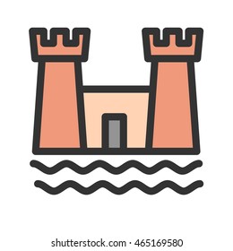 Castle on Beach