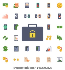 Castle on a diplomat icon. Universal set of banking for website design and development, app development