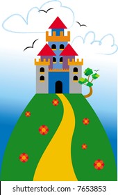 Castle on the hill top