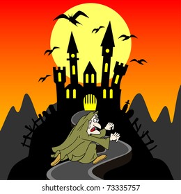 castle on the hill and witch