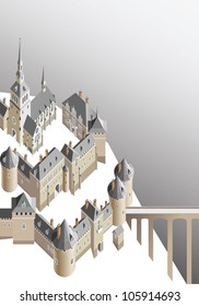 The castle on the mountain top