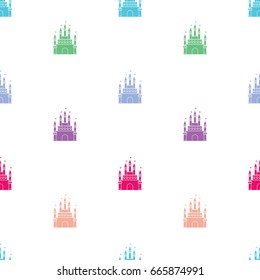 Castle pattern. Can be used for wallpaper, pattern fills, textile, web page background, surface textures, Image for advertising booklets, banners.
