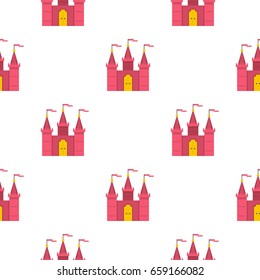 Castle pattern seamless for any design vector illustration