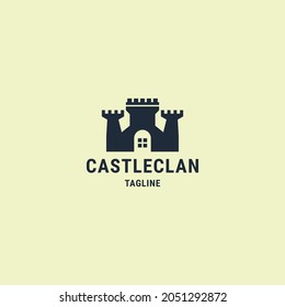 Castle Premium Logo design Template - Vector