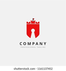 Castle Real Estate. Vector Design.