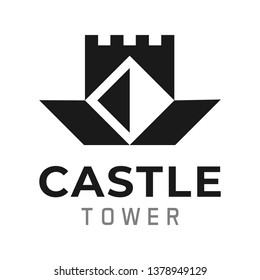 Castle Rook Logo Design Template Stock Vector (Royalty Free) 1378949129 ...