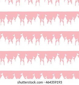 castle seamless. Vector Illustration. Eps 10