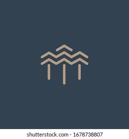Castle Shield Logo Design Illustration 3