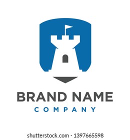 castle shield logo design your company