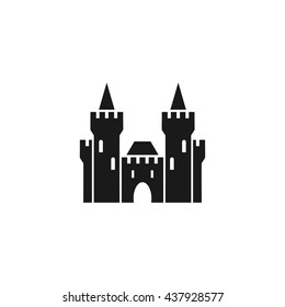 castle silhouette icon