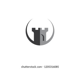 Castle symbol illustration