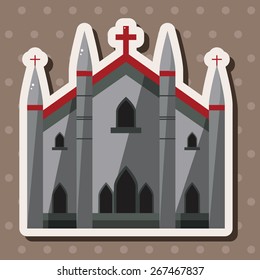 castle theme elements vector,eps