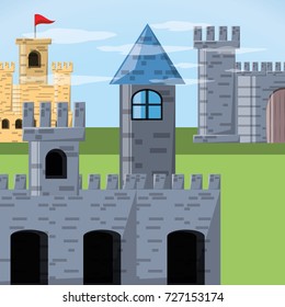 Castle with tower design