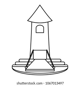 castle tower icon