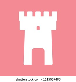 Castle tower icon