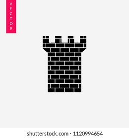 Castle tower icon