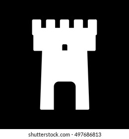 Castle tower icon