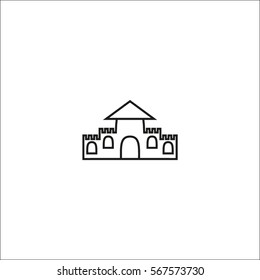 castle, tower, icon