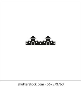 castle, tower, icon