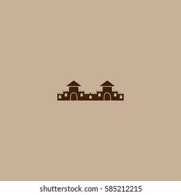 castle, tower, icon