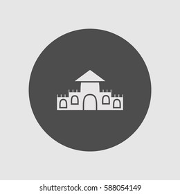 castle, tower, icon