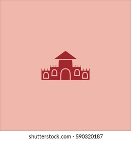 castle, tower, icon