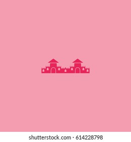 castle, tower, icon