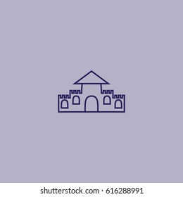 castle, tower, icon