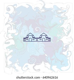 castle, tower, icon