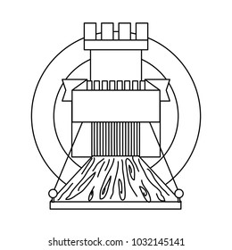 castle tower icon image