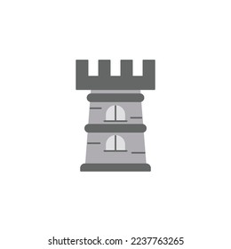 the castle tower icon is suitable for your web, apk or project with a medieval theme