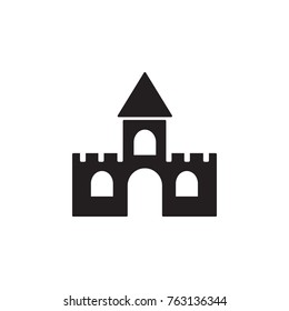 castle toy Icon. Toy element icon. Premium quality graphic design icon. Baby Signs, outline symbols collection icon for websites, web design, mobile app on white background