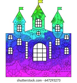 Castle with transition colors