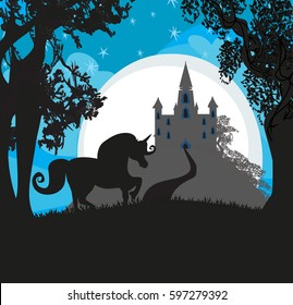 Castle and Unicorn
